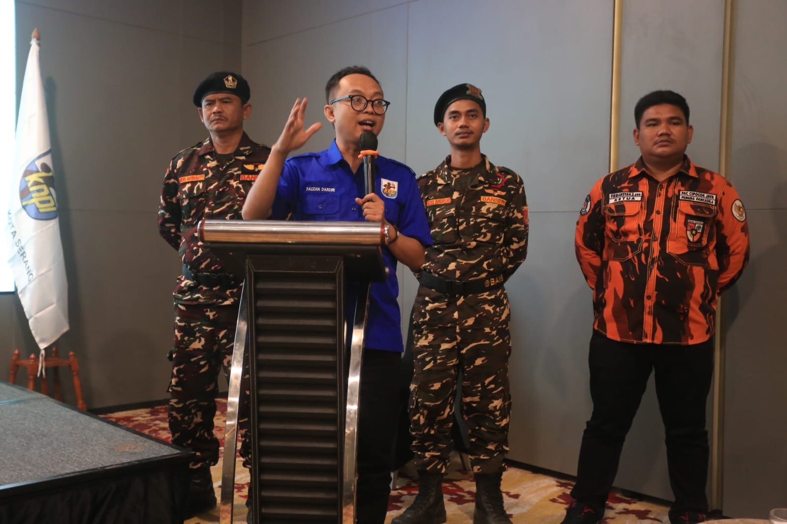 Pimpin KNPI Kota Serang, Fauzan Dardiri Komitmen Wujudkan Generasi Emas 2045