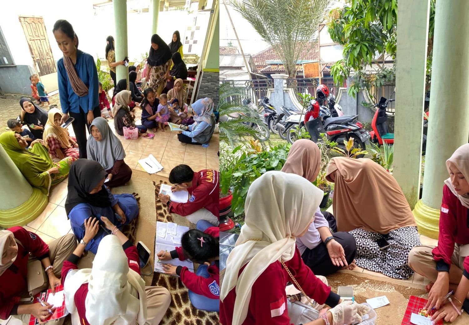 Peduli Kesehatan Warga, KKM Kelompok 68 Bina Bangsa Bantu Warga Bojong Pandan Lewat Program Kesehatan Gratis di Posyandu Kamboja