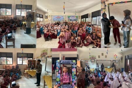 Tingkatkan Kesadaran Hidup Sehat, KKM 45 Universitas Bina Bangsa Gelar Penyuluhan Cuci Tangan yang Baik dan Benar di SDN Cibungur 3