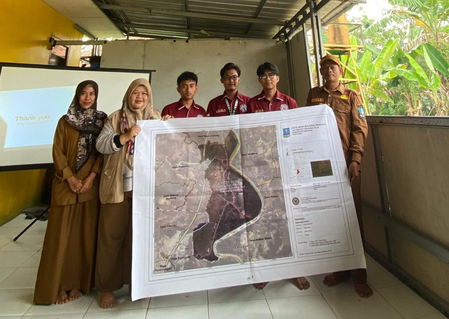 Mahasiswa KKM Universitas Bina Bangsa Kelompok 68 Berhasil Membuatkan Mapping Desa Bojong Pandan