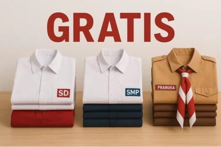 Anggaran Seragam Gratis SD dan SMP di Kota Serang 2026 Dipangkas Jadi Rp3,6 Miliar 