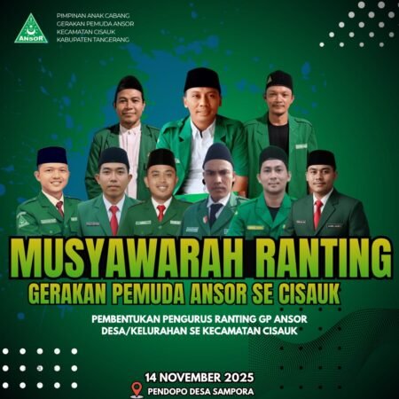 Ansor Cisauk Mantapkan Struktur Ranting Lewat MUSRAN 2025