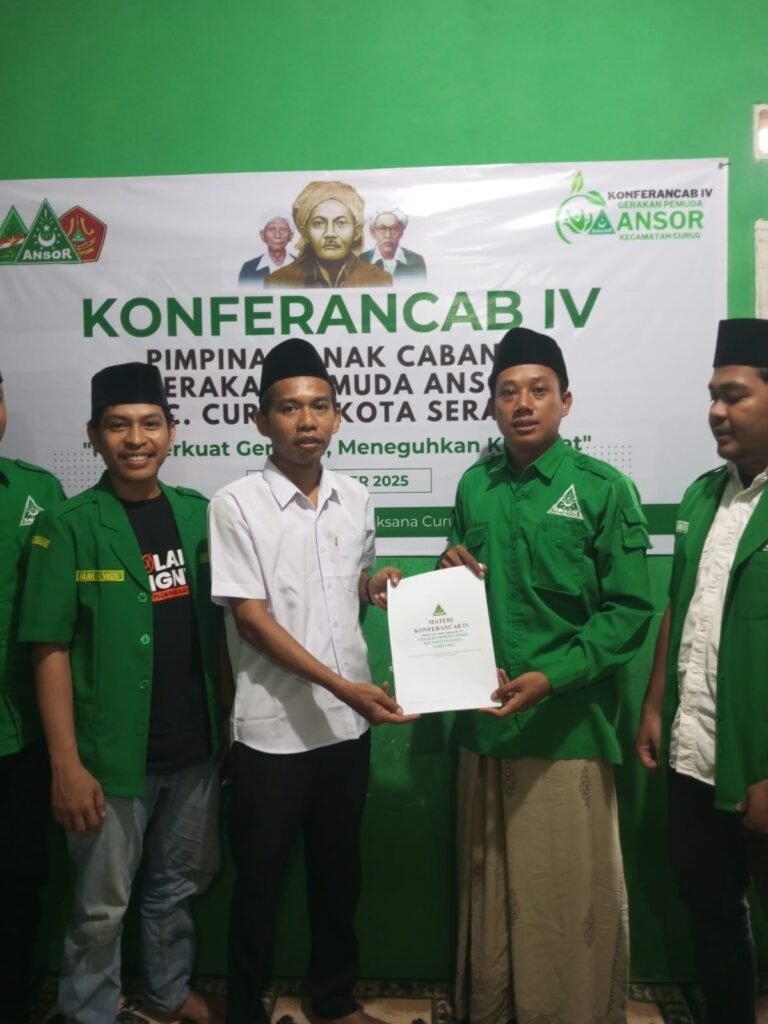 Muhamad Hari Nahkodai PAC GP Ansor Curug 2025–2028, Tegaskan Tanggung Jawab Kolektif Pasca Konferensi IV