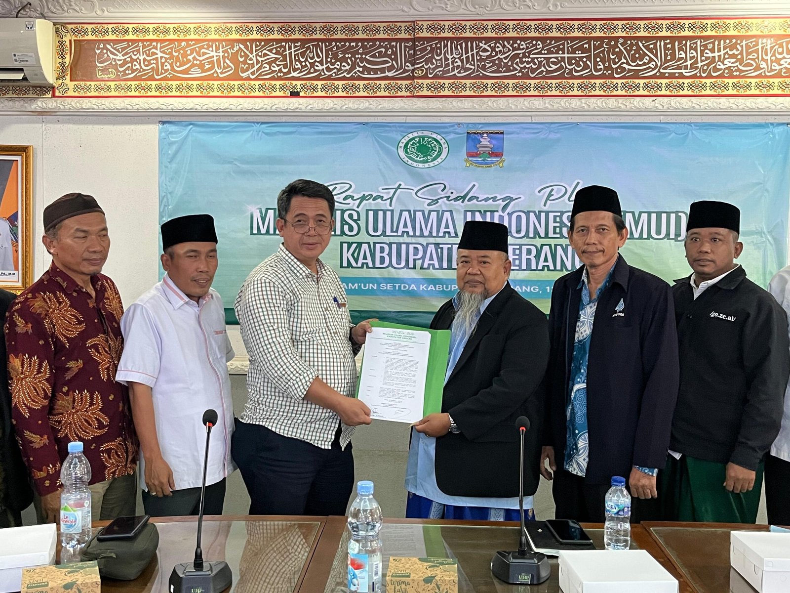 KH. Muhit Karna Terpilih sebagai Ketua Umum MUI Kabupaten Serang