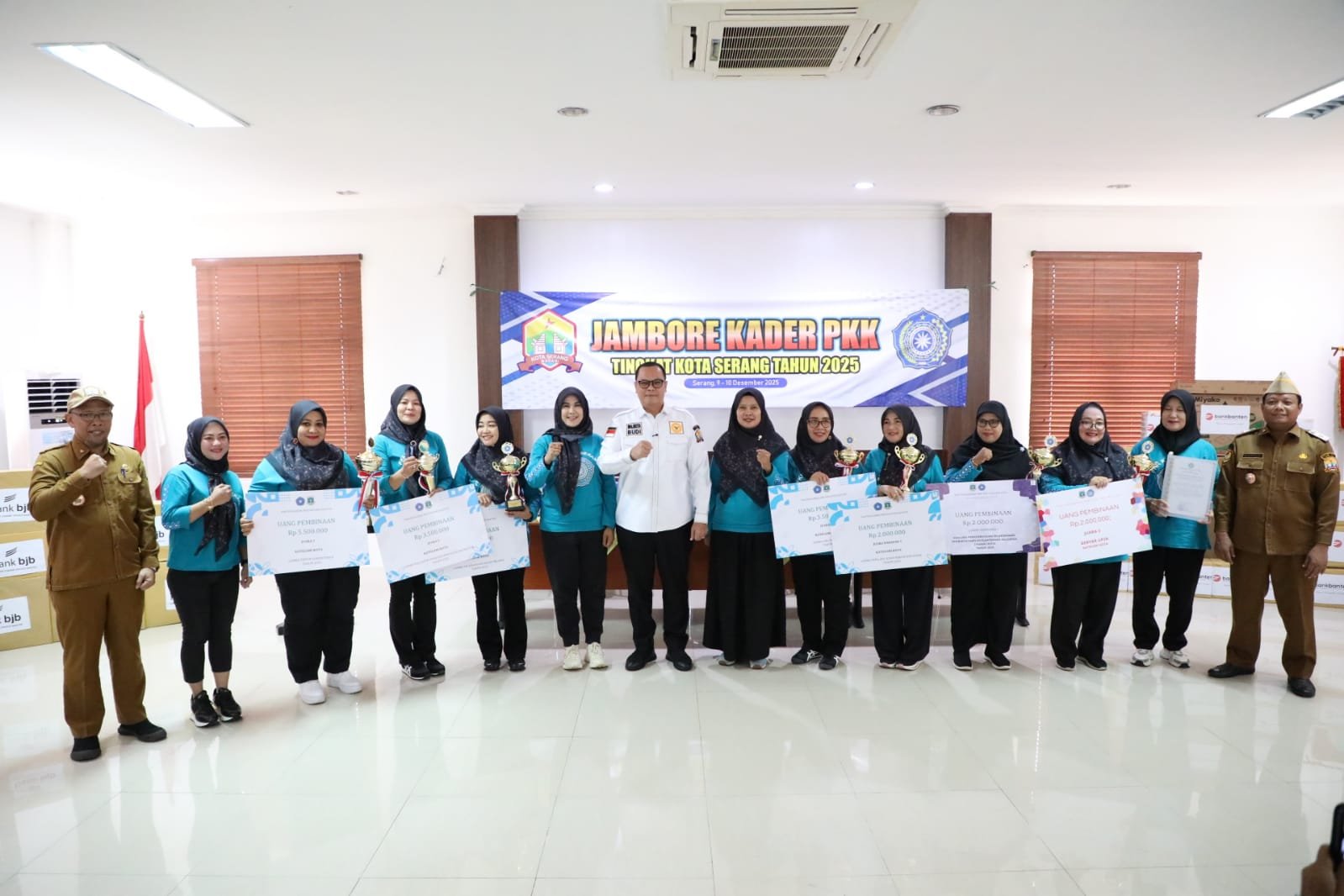 Jambore Kader PKK Kota Serang 2025 Dibuka, Arfina Rustandi Tekankan Hal Ini