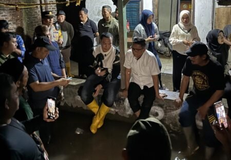 Gubernur Banten bersama Wali Kota Serang Kompak Tinjau Lokasi Banjir