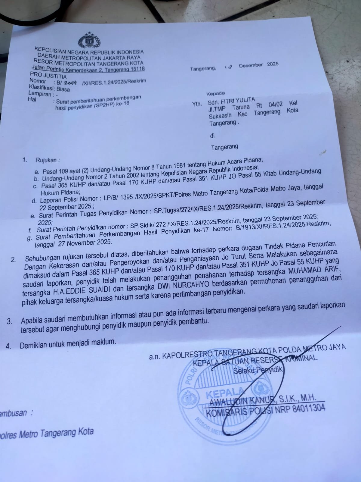 Bahar Bin Smith Jadi Tersangka Kasus Dugaan Persekusi Kader Banser di Tangerang