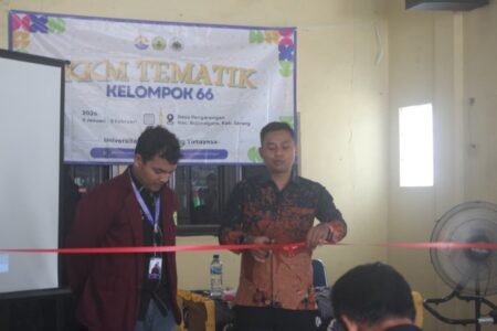 KKM 66 Untirta Diresmikan, Warga Langsung Terima Sosialisasi Kesehatan Berbasis Polusi Udara