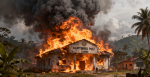 Nabire Diguncang Insiden Pembakaran Pos Kamtibmas, PT Kristalin Ekalestari Menyampaikan Rasa Prihatin