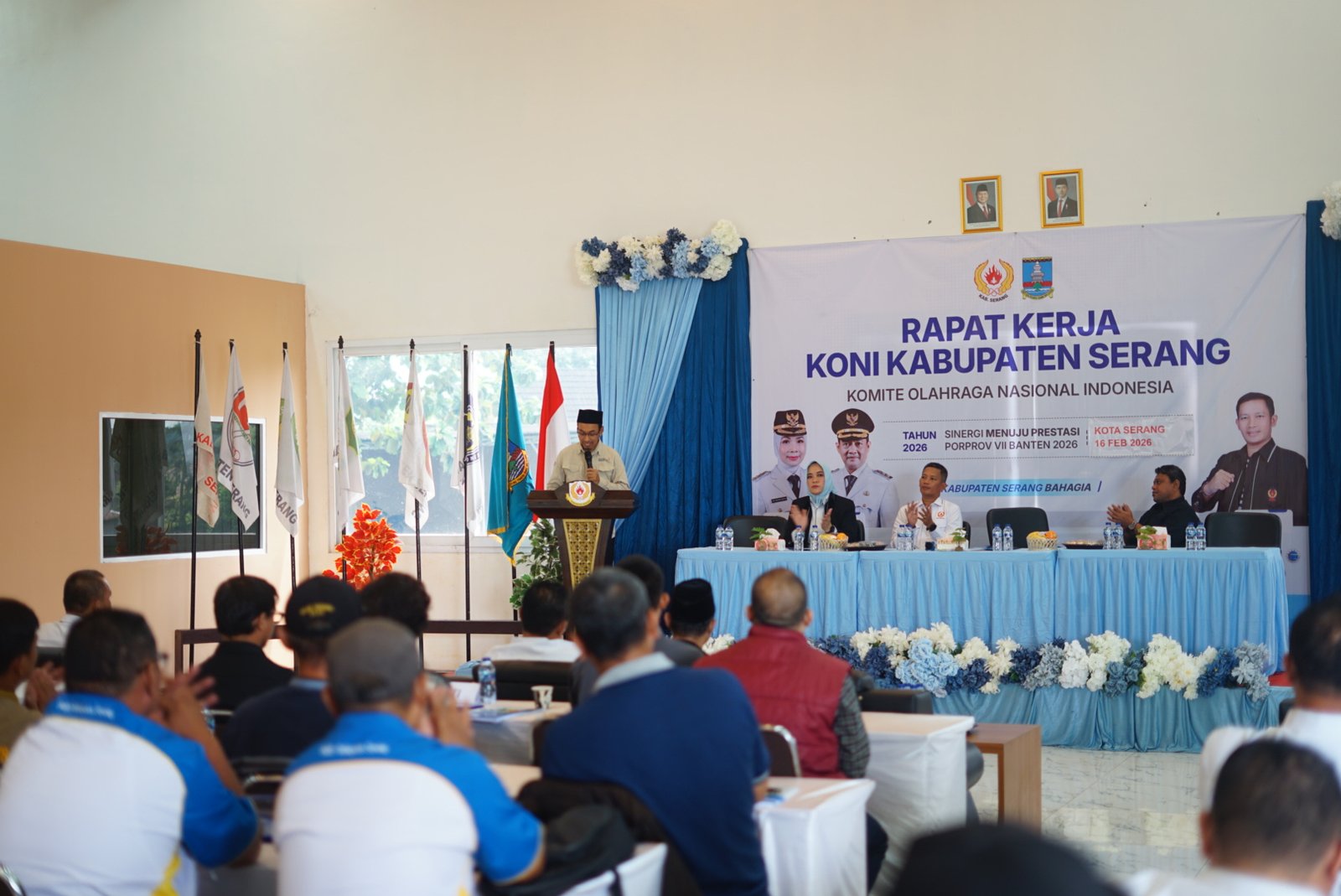 Resmi Buka Rapat Kerja KONI Kabupaten Serang Tahun 2026, Bupati Serang Ratu Rachmatuzakiyah: Selamat Raker, Susunlah Program Berprestasi