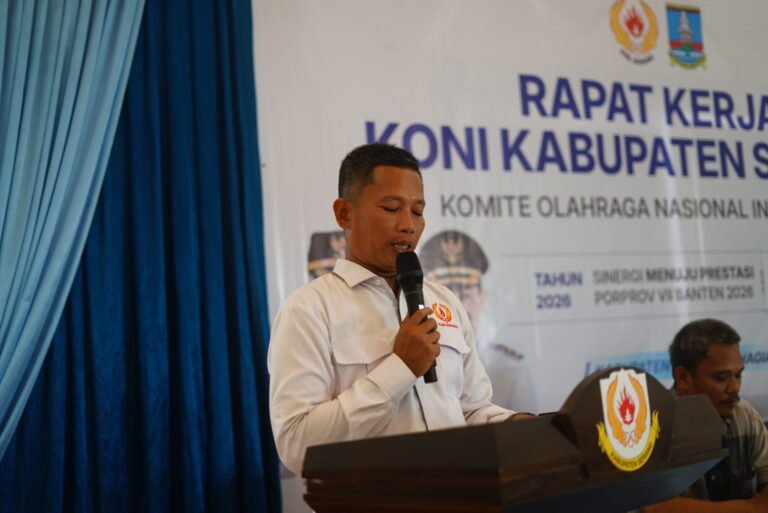 Rapat Kerja KONI Kabupaten Serang Tahun 2026 Resmi Dibuka, Usung Tema Sinergi Menuju Prestasi Porprov VII Banten 2026