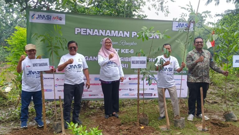 JMSI Banten Peringati Milad ke 6 dan HPN 2026 dengan Santunan Yatim dan Aksi Tanam Pohon