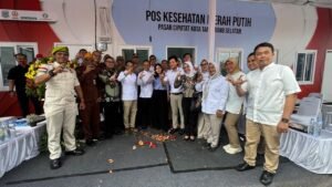 HUT Gerindra ke-18: Pos Kesehatan Hadir di Pusat Aktivitas Masyarakat