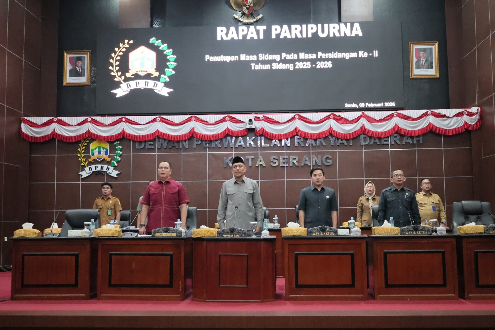 DPRD Kota Serang Tutup Masa Persidangan II, Reses Digelar 10–13 Februari 2026