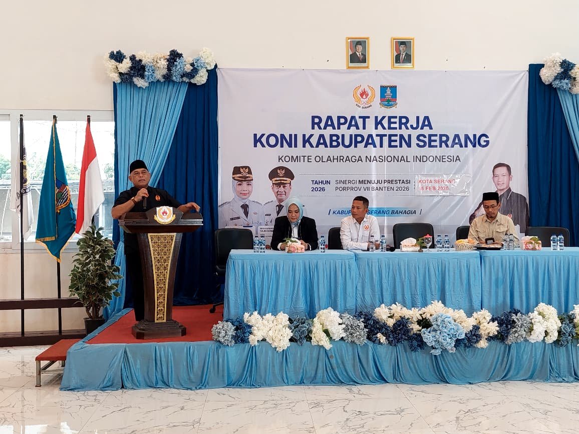 Hadiri Raker KONI Kabupaten Serang, Ketua KONI Banten Agus Rasyid: Mudah-mudahan ini Menghasilkan yang Terbaik