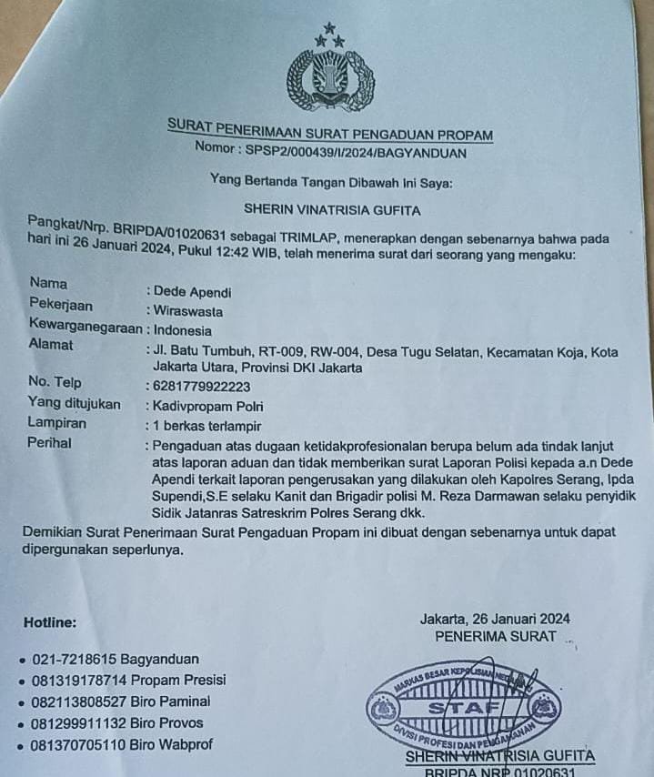 Dokumen Sah Ada, Tapi Kasus Lahan Serang Terjebak