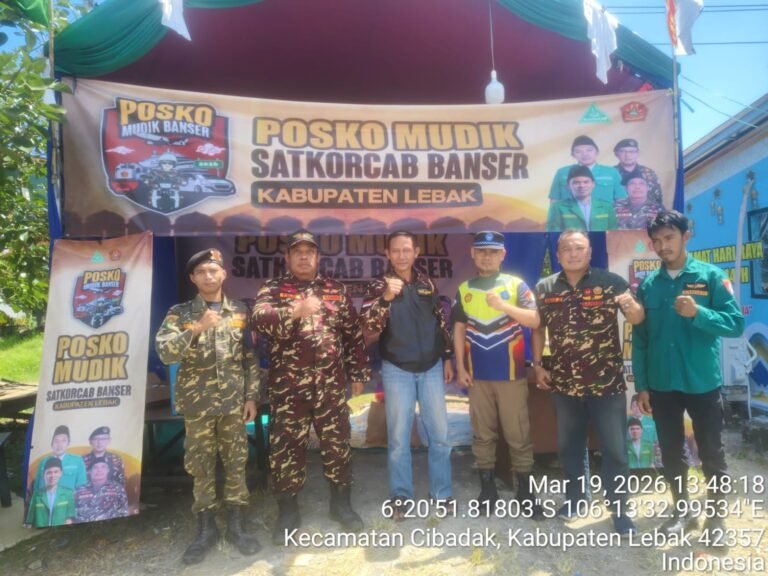 Kawal Arus Mudik hingga Balik, Banser Banten Dirikan 11 Posko di Titik Strategis