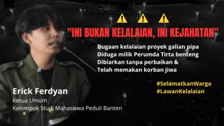 Kecam Keras Dugaan Kelalaian Perumda Tirta Benteng, Pemuda Gandasari Siap Turun ke Jalan