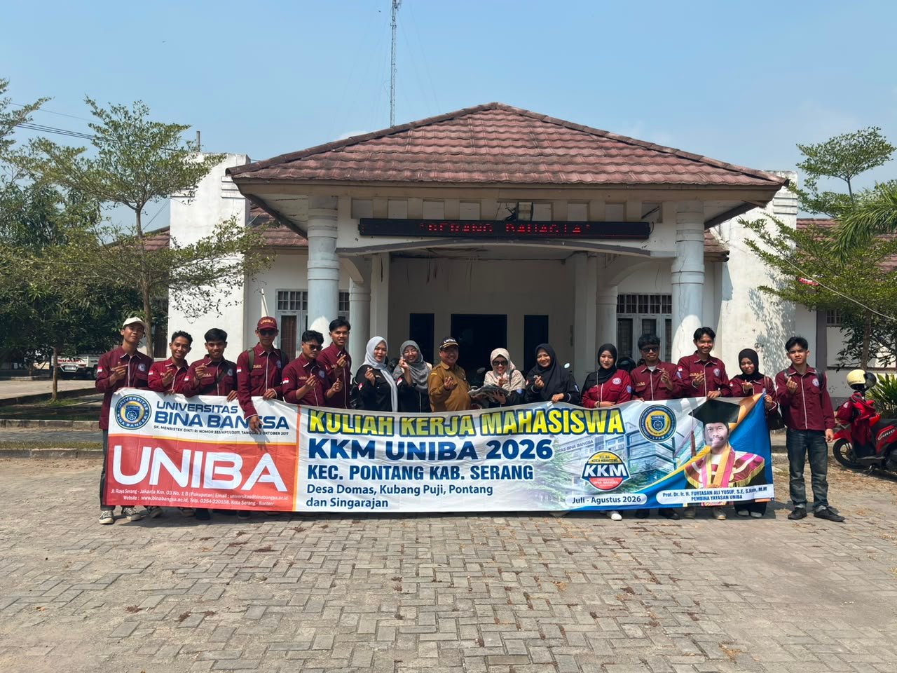 KKM 30 Uniba Mulai Pengabdian di Desa Domas, Wujudkan Program Berdampak bagi Masyarakat