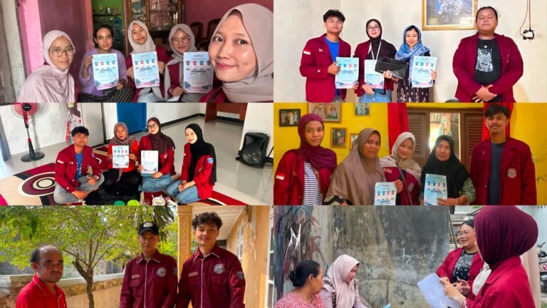 KKM 30 Uniba Gelar Sosialisasi Program Rupiah Melalui Edukasi Door to Door