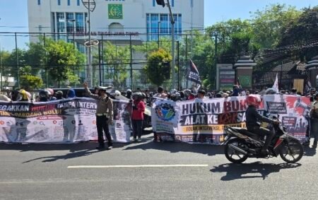 Aksi HAMI di Kejati Jatim Tolak Intervensi Hukum dan Minta Revitalisasi Kejaksaan