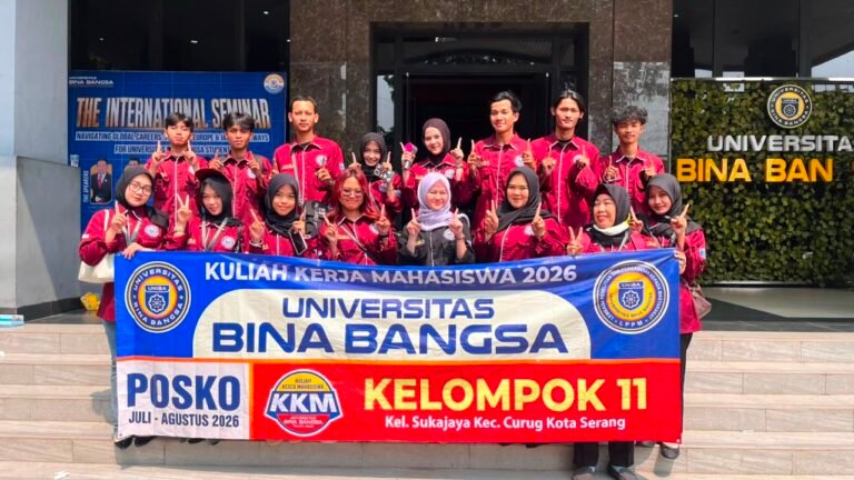Dilepas Rektor, Kelompok 11 KKM UNIBA 2026 Siap Mengabdi kepada Masyarakat di Kelurahan Sukajaya, Curug Kota Serang