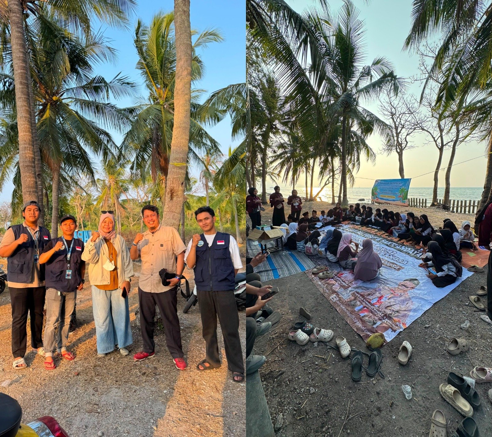 Membangun Literasi di Pesisir, KKM UNIBA dan FTBM Serang Gelar Penguatan Peran TBM