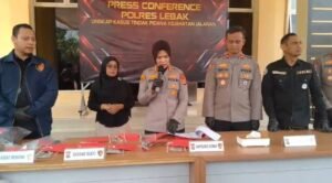 Polres Lebak Ungkap 10 Kasus Curanmor, 15 Tersangka dan 48 Barang Bukti Diamankan