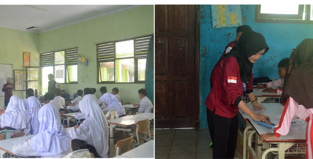 KKM UNIBA Kelompok 63 Pulo Panjang Laksanakan Kegiatan Belajar Mengajar di SDN Pulo Panjang 1
