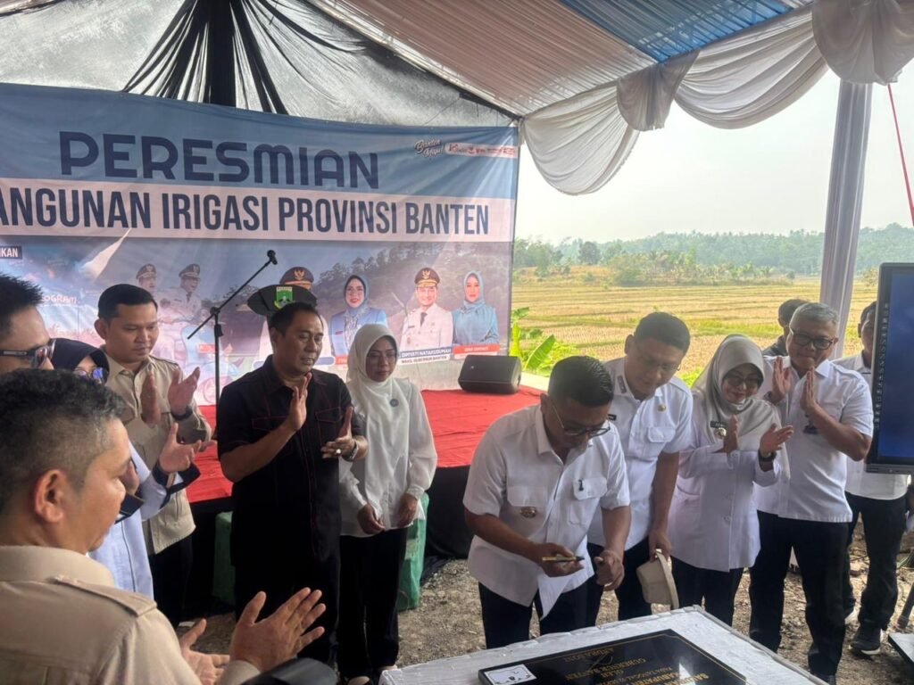 Resmikan 7 Daerah Irigasi, Gubernur Banten: Setiap Rupiah yang Dikeluarkan Harus Memberi Manfaat untuk Masyarakat