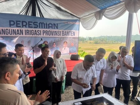 Resmikan 7 Daerah Irigasi, Gubernur Banten: Setiap Rupiah yang Dikeluarkan Harus Memberi Manfaat untuk Masyarakat