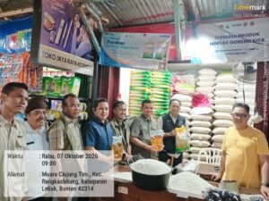 Penyaluran Melonjak, Harga Terkendali: Bulog dan Satgas Pangan Jaga Keterjangkauan Beras bagi Warga Lebak-Pandeglang