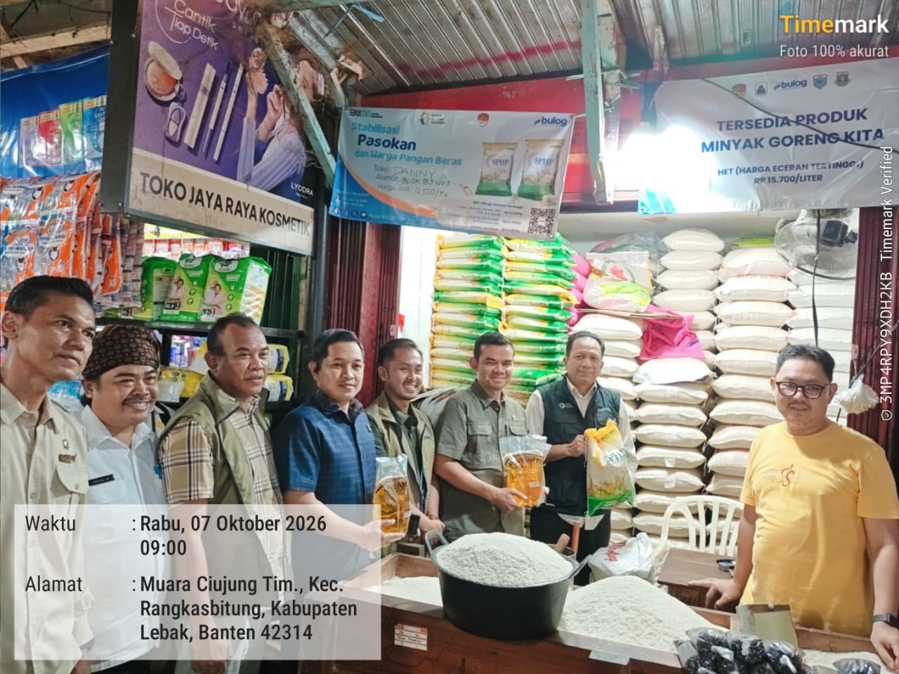 Penyaluran Melonjak, Harga Terkendali: Bulog dan Satgas Pangan Jaga Keterjangkauan Beras bagi Warga Lebak-Pandeglang