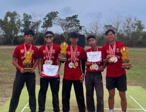Lima Atlet Cricket Kabupaten Serang Bawa Banten Sabet Tiga Medali di Kejurnas Cricket 2026